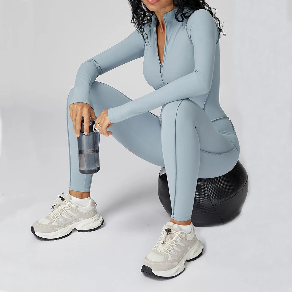 Women Fitness Sport Bodysuit